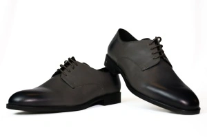 Pantofi barbati, piele naturala, Riva Mancini, gri- 7099