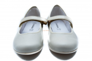 Pantofi copii Melania, piele naturala, bej -6083