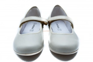 Pantofi copii Melania, piele naturala, bej -6083