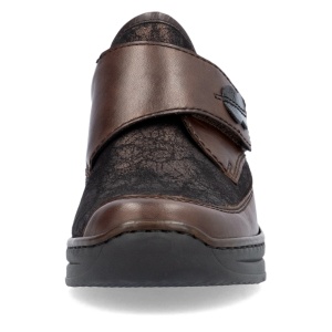 Pantofi dama piele naturala Rieker-487-maro - Img 7