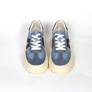 Pantofi dama sport, piele naturala, Berliner- Q3711 - albastru - Img 2