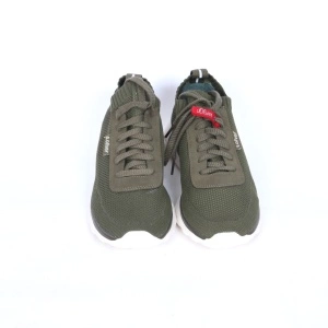 Pantofi tip sport barbati, S Oliver, panza, verde, 13642 - Img 3