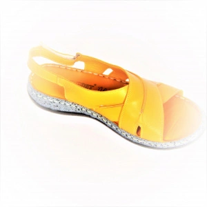 Sandale pentru femei Green Foot 811 culoarea galben - Img 2