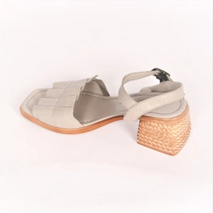 Sandale pentru femei Johan Scarpe 736, culoarea gri - Img 2