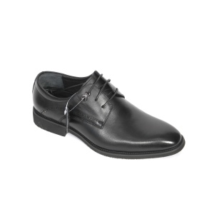 Pantofi barbati din piele naturala, Johan Scarpe-75803-negru