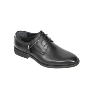 Pantofi barbati din piele naturala, Johan Scarpe-75803-negru