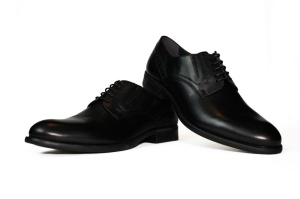 Pantofi barbati, piele naturala, Riva Mancini, negru- 6807