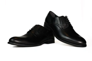 Pantofi barbati, piele naturala, Riva Mancini, negru- 6807