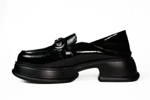 Pantofi dama, piele naturala, Angel Blue- JY3112-negru - Img 2