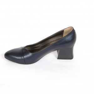 Pantofi dama Riva Mancini, piele naturala, albastru - Img 2