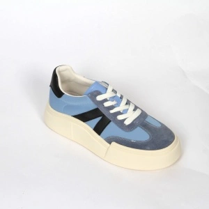Pantofi dama sport, piele naturala, Berliner- Q3711 - albastru - Img 3