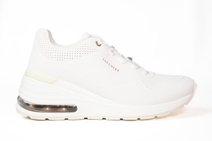 Pantofi sport dama, Skechers, alb - 155401 - Img 3