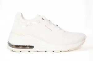 Pantofi sport dama, Skechers, alb - 155401 - Img 3