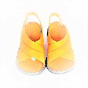 Sandale pentru femei Green Foot 811 culoarea galben - Img 3