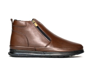 Ghete barbati piele naturala, Johan Scarpe-8265-maro