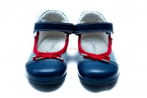 Pantofi copii Melania, piele naturala, bleu -1018