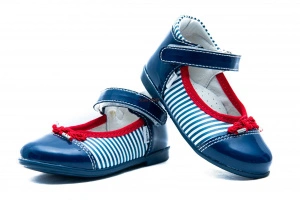 Pantofi copii Melania, piele naturala, bleu -1018 - Img 4
