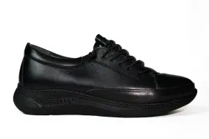 Pantofi dama, piele naturala, Johan Scarpe - 1040-negru - Img 3