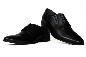 Pantofi piele naturala, barbati, Riva Mancini, negru -6851