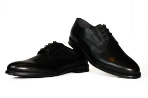 Pantofi piele naturala, barbati, Riva Mancini, negru -7011