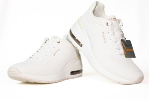 Pantofi sport dama, Skechers, alb - 155401