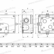 CUTIE PLASTIC ABS 110X110X65 IP67 - Img 2