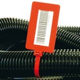 ETICHETA ROSIE 280X7,5 COLIER NYLON SET 100 BUC