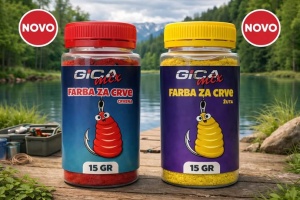 Gica farba za crvice Crvena