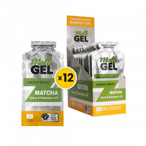 БИО Меден енергиен гел MelliGEL Matcha кутия (12бр.)