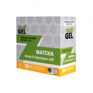 БИО Меден енергиен гел MelliGEL Matcha кутия (12бр.) - Img 6