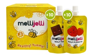 БИО меден крем MelliJelli MIX - 20 бр.