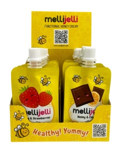 БИО меден крем MelliJelli - 20 бр. кутия
