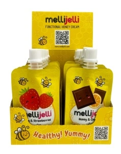 БИО меден крем MelliJelli - 20 бр. кутия