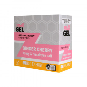 БИО Меден енергиен гел MelliGEL GingerCherry кутия (12бр) - Img 6