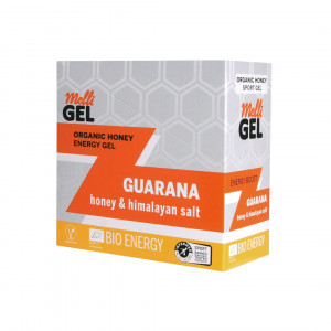 БИО Меден енергиен гел MelliGEL Guarana кутия (12бр) - Img 6
