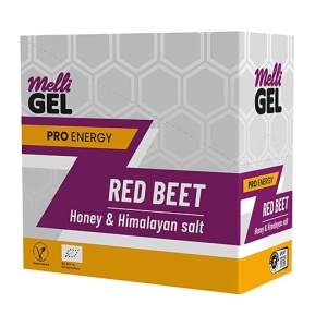 БИО Меден енергиен гел MelliGEL PRO Red Beet кутия (12бр) - Img 2