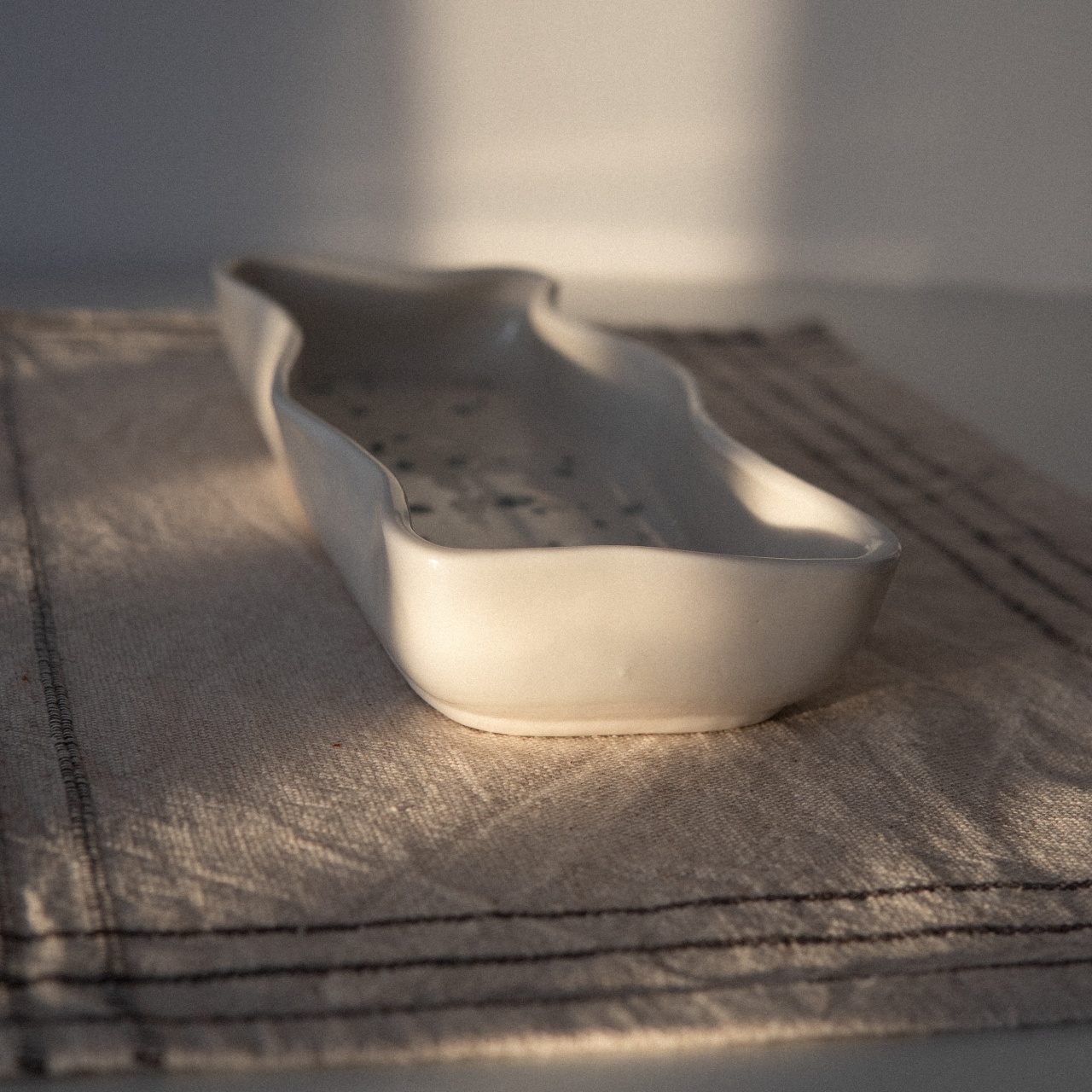 Dots Verdi' 2 Piece Set Porcelain Handmade Platter