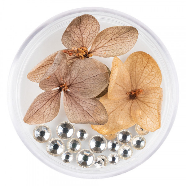 Flori Uscate Unghii LUXORISE cu cristale - Floral Fairytale #12