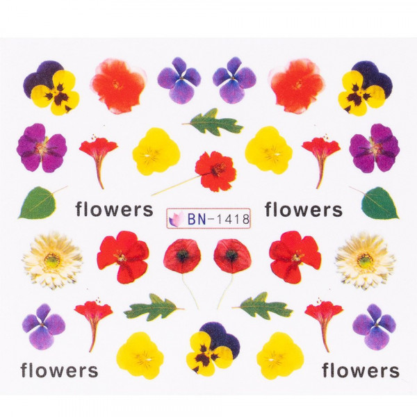 Tatuaj Unghii LUXORISE Flower Spectrum, BN-1418
