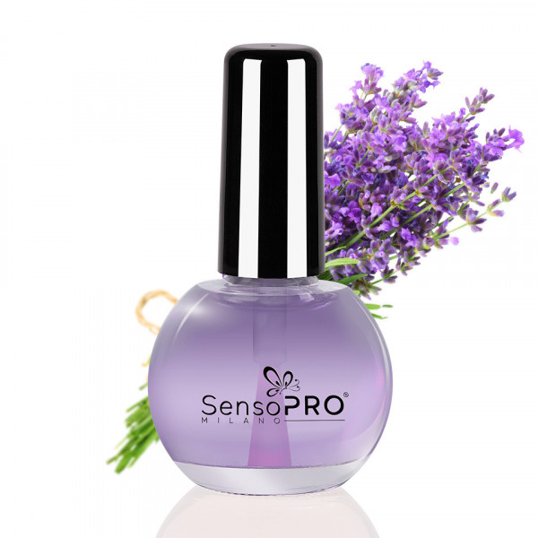 Ulei Cuticule cu Pensula Lavender SensoPRO, 15 ml