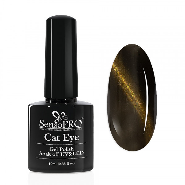 Oja Semipermanenta Cat Eye SensoPRO 10ml - #034 Gold Dust