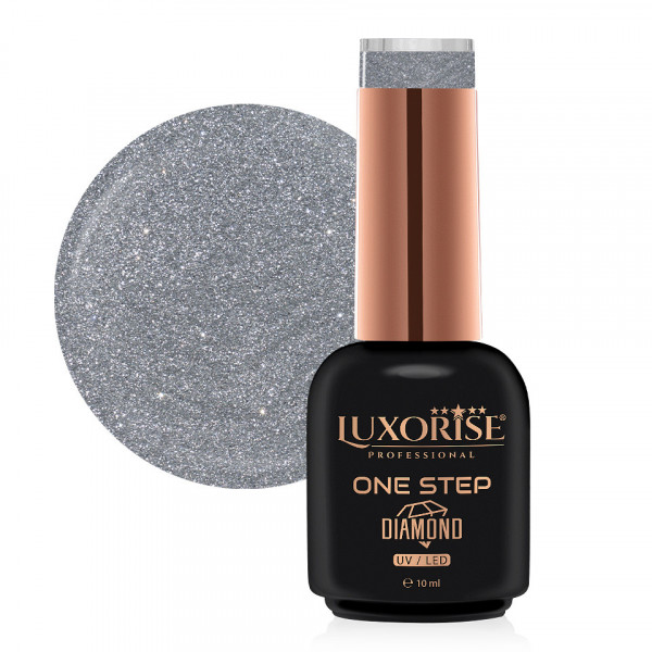Oja Semipermanenta One Step Diamond LUXORISE - Galaxy Silver 10ml