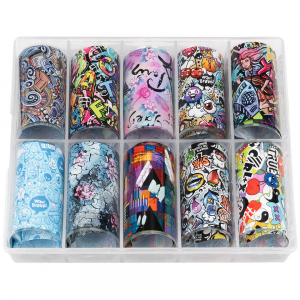 Set Folii Transfer LUXORISE #43 Cartoon Fantasy, 10 buc