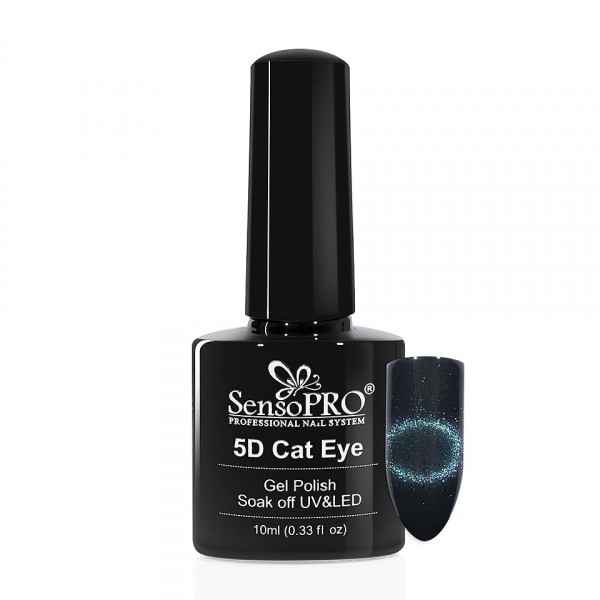 Oja Semipermanenta Cat Eye Gel 5D SensoPRO 10ml, #05 Milky Way