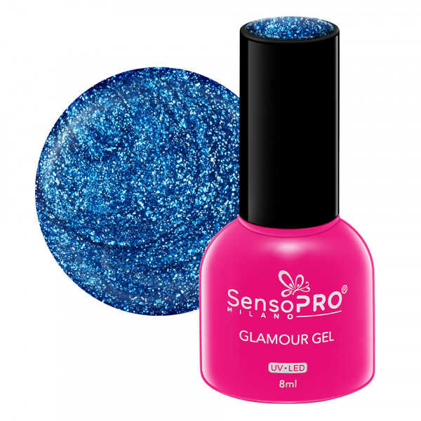 Oja Semipermanenta Glamour Gel SensoPRO Milano 8ml, Dress to Impress #73