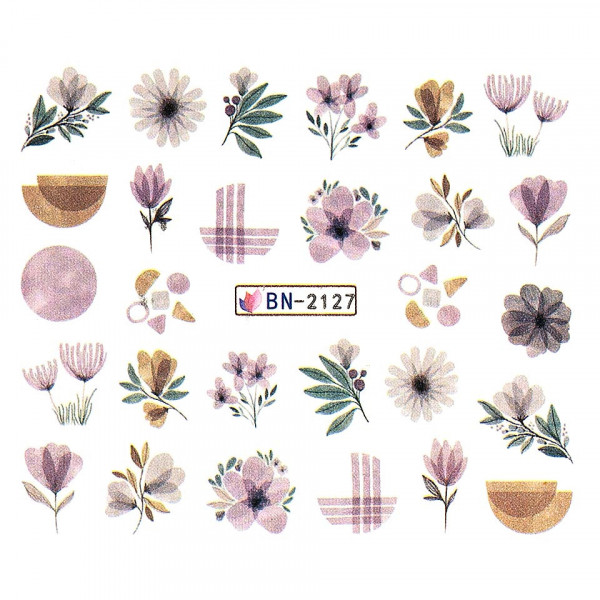 Tatuaj Unghii LUXORISE Delicate Beauty, BN-2127