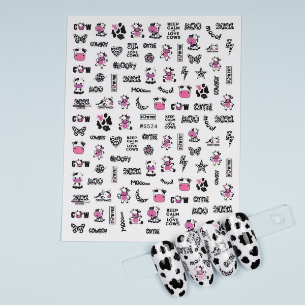Abtibild Unghii SensoPRO Milano Cartoon Mood, model WG524