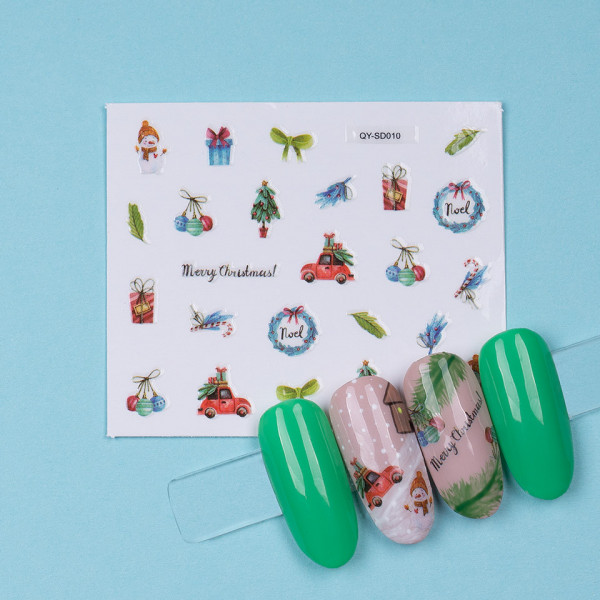 Abtibild Unghii SensoPRO Milano Christmas Wonderland Edition, QY-SD010