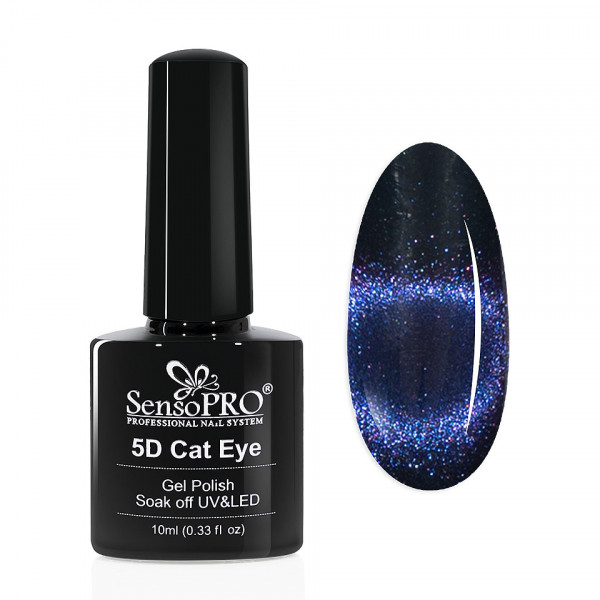Oja Semipermanenta Cat Eye Gel 5D SensoPRO 10ml, #07 Starburst