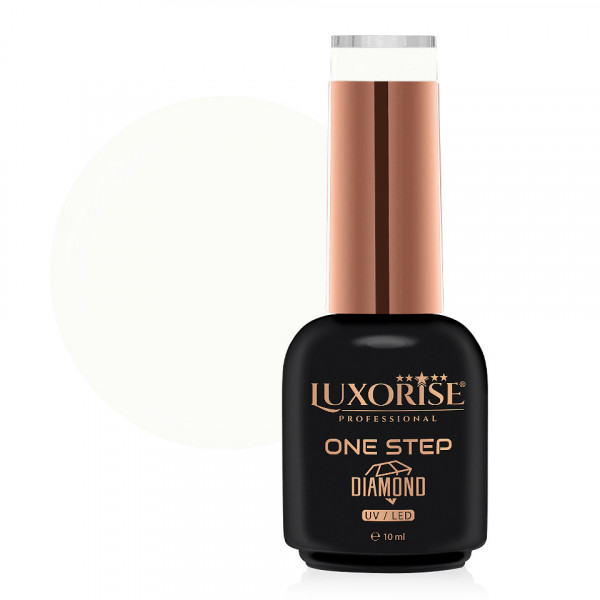 Oja Semipermanenta One Step Diamond LUXORISE - Intense White 10ml